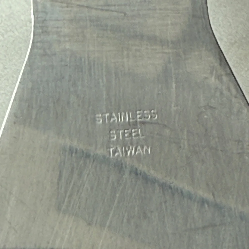 Vintage Stainless Steel BBQ Spatula Wood Handle Large